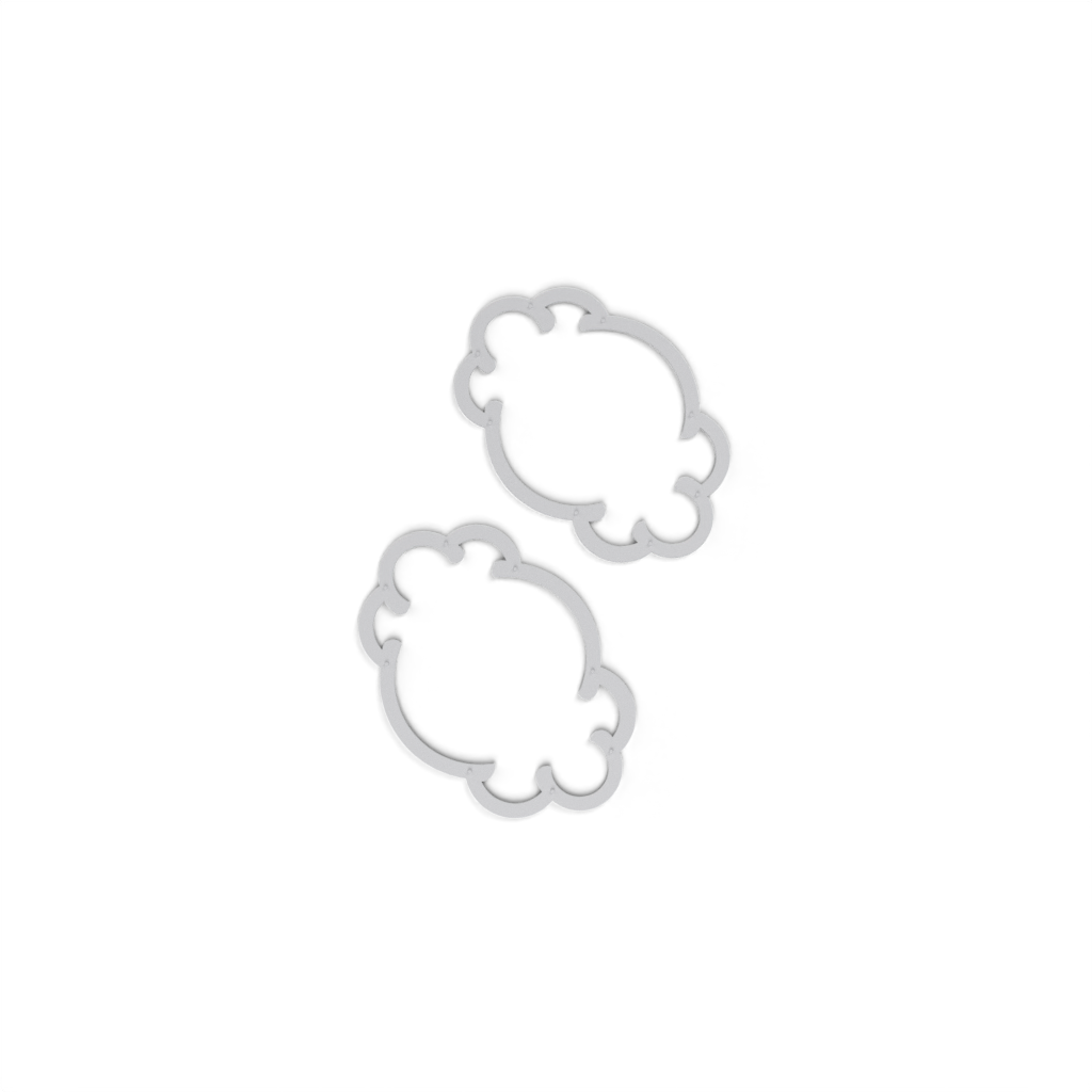 Cloud Face Outline left view 4
